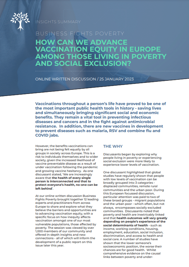 Advancing Vaccination Equity