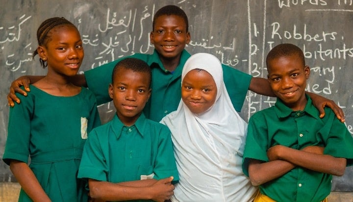 Pupils in class at a KwaraLEARN school in Nigeria