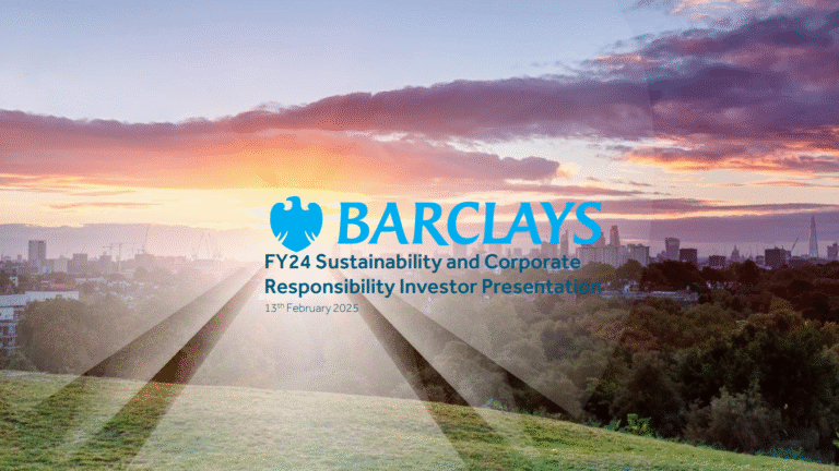 Barclays FY24 Sustainability and Corporate Responsibility Report