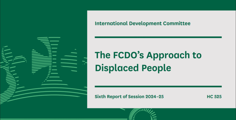 The FCDO’s Approach to Displaced People