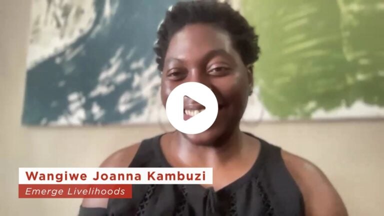 Wangiwe Joanna Kambuzi, Founder, Emerge Livelihoods